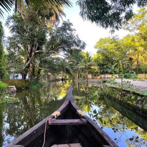 Canal tour in Alleppey