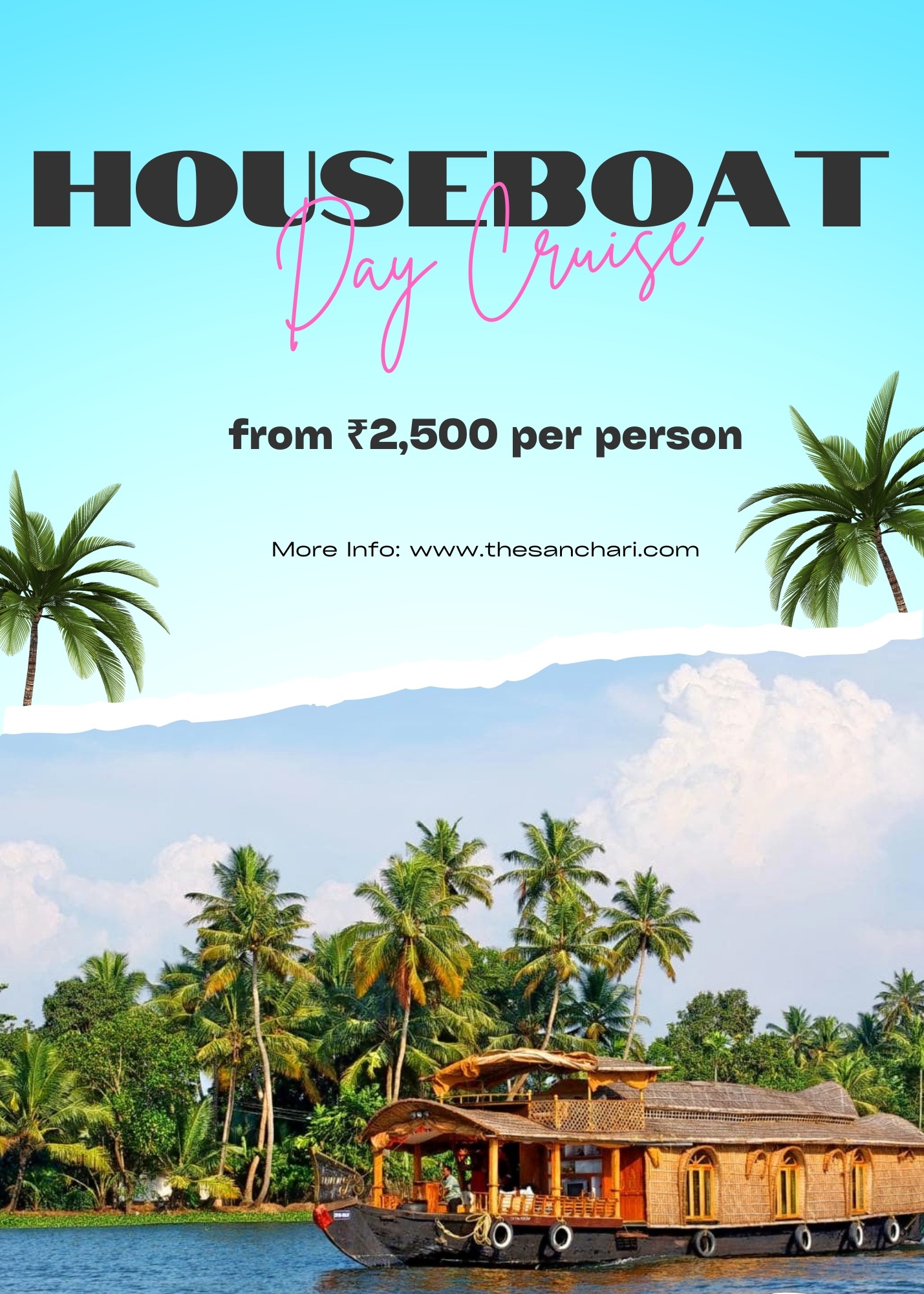 Houseboat Day cruise in Alleppey